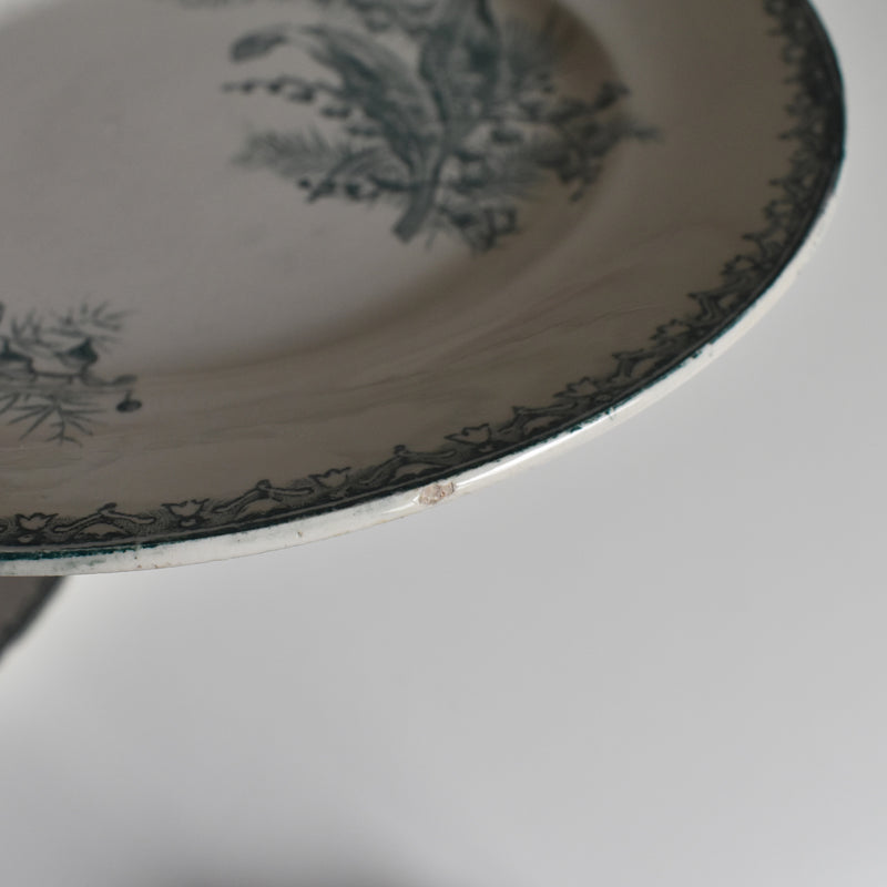 Antique Plate Sarreguemines Digoin Muguet