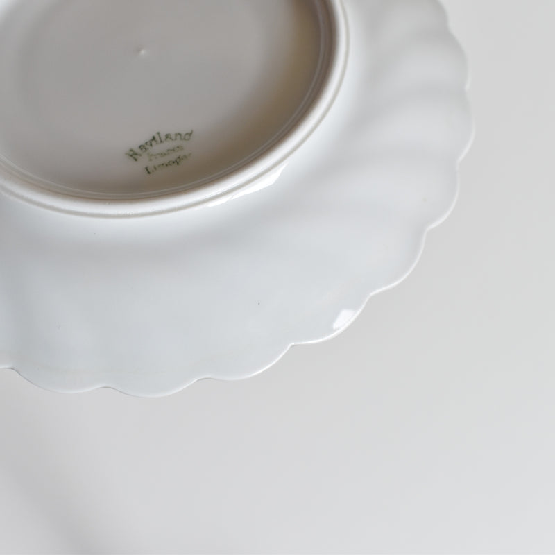 Vintage Coffee Cup & Saucer Limoges Haviland Cerisier Bleu B