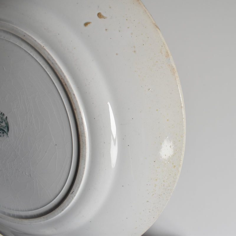 Antique serving platter, Saint-Amand et des Faïenceries de Douzies, Muguet