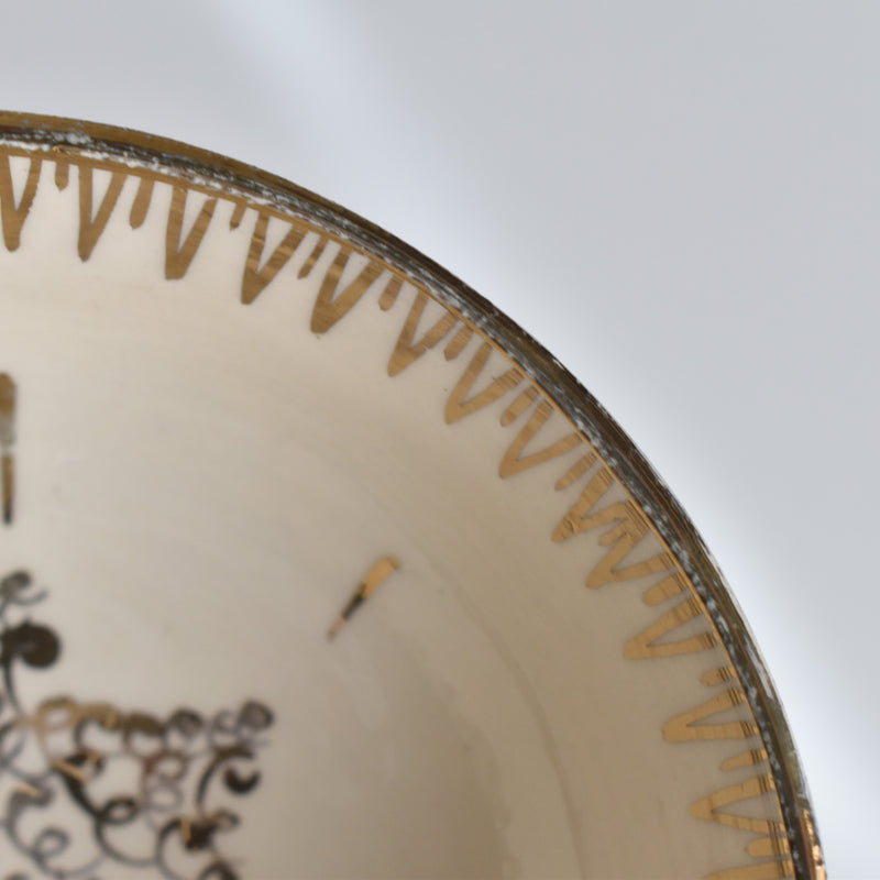 Vintage Coffee Cup & Saucer A. DRASANVAL Black