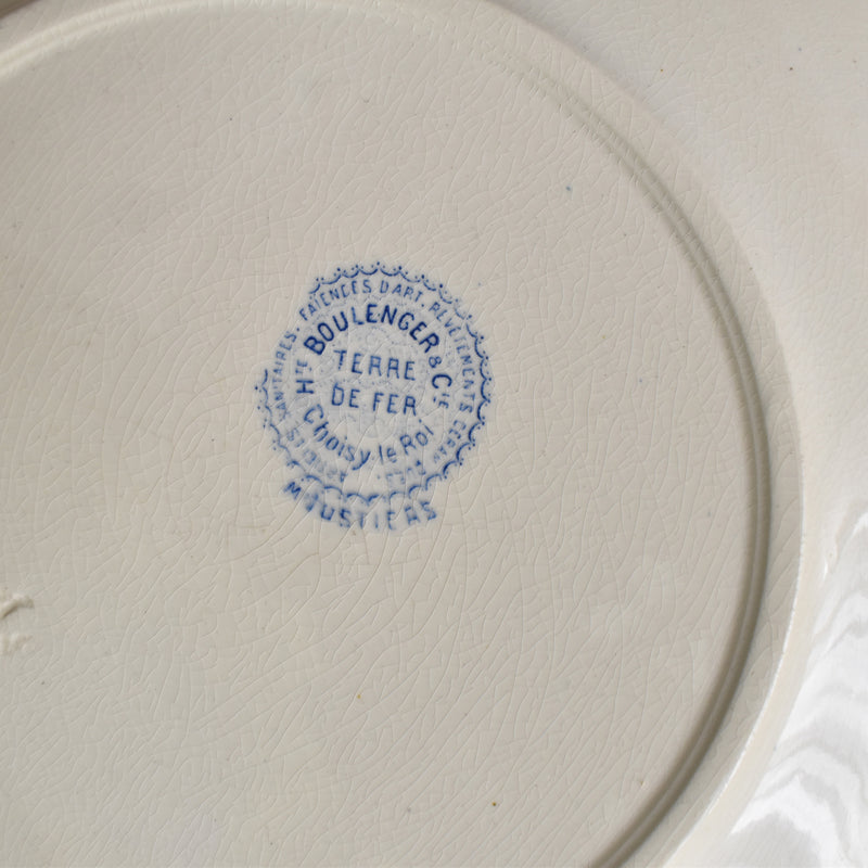 Antique Plate Choisy-le-Roi Moustier