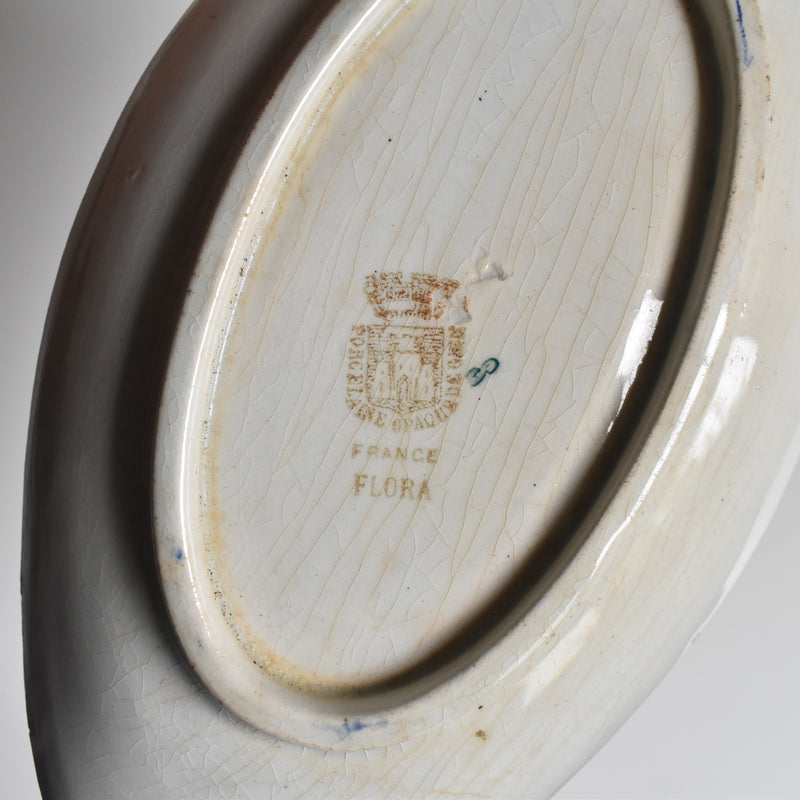 Antique Gien Flora Raviere