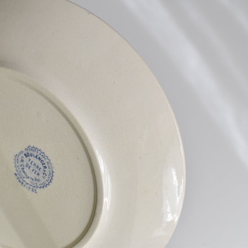 Antique Plate Choisy-le-Roi Moustier