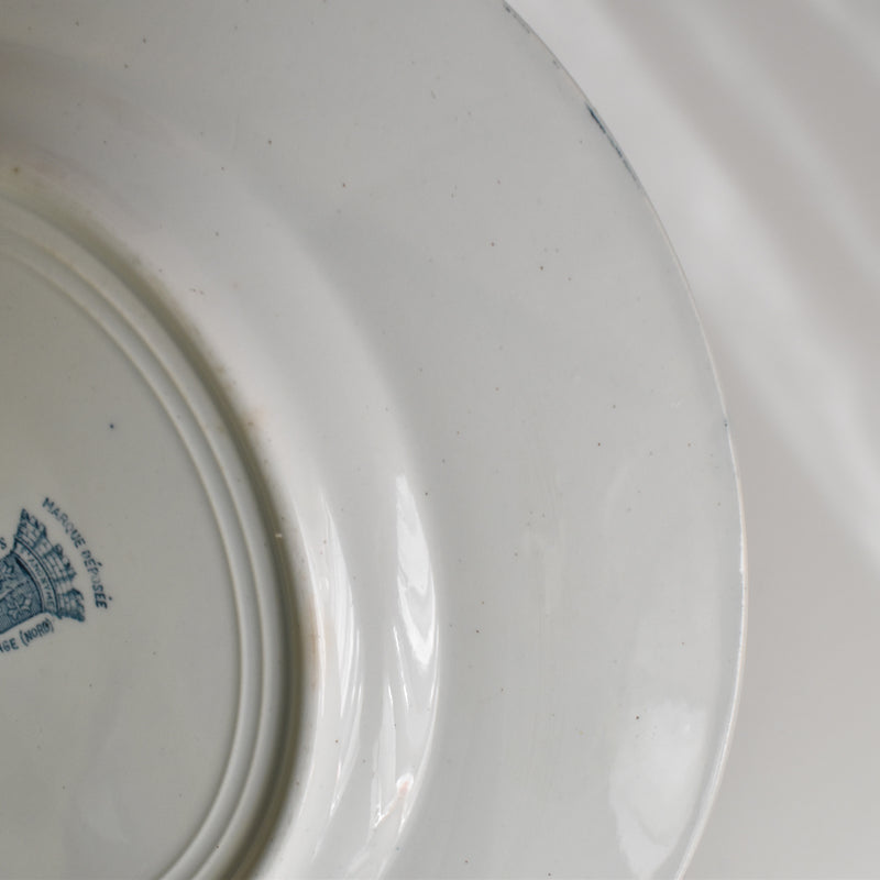 Antique plate, Sarreguemines Santiago