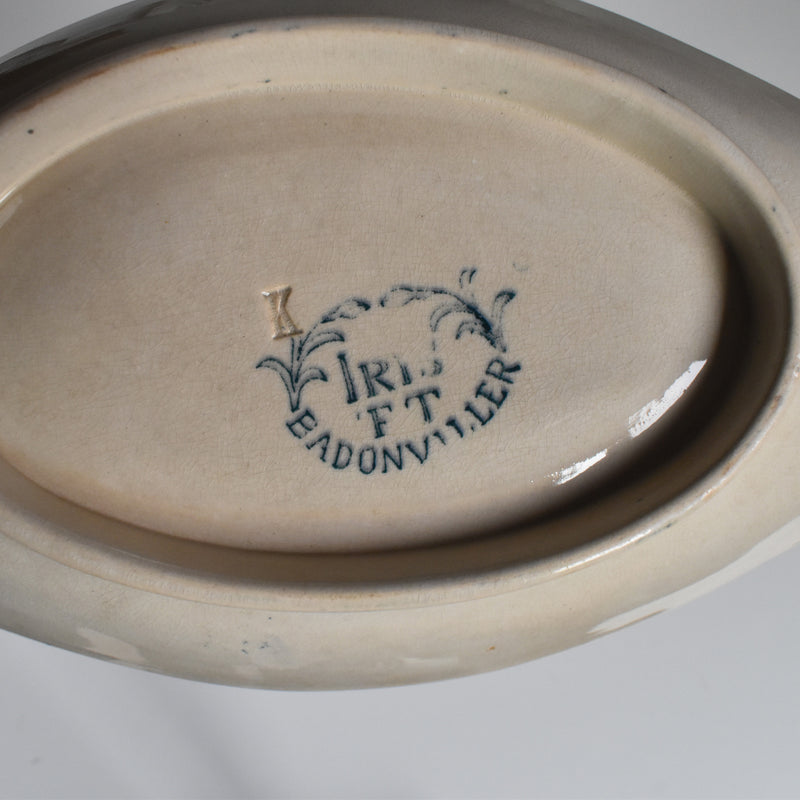 Antique Raviere Badonviller Iris