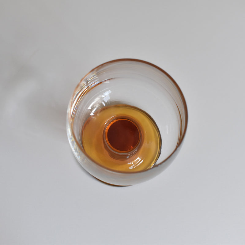 Vintage Stemmed Wine Glass (Brown)
