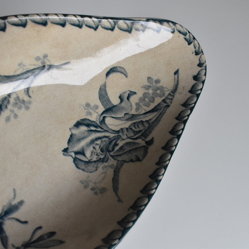 Antique Raviere Badonviller Iris