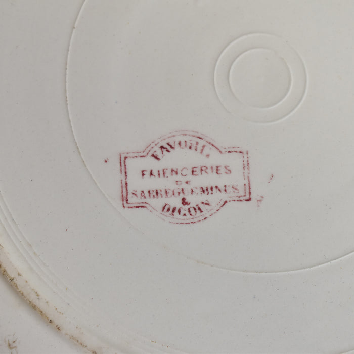 アンティーク深い大皿 ディゴワン＆サルグミンヌ Favori