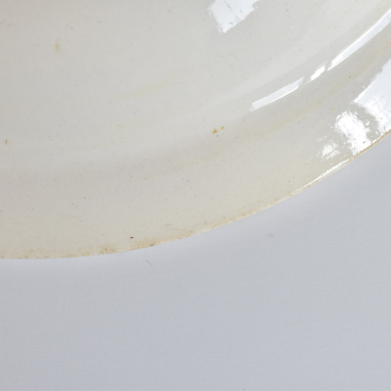 Antique deep platter, Digoin & Sarreguemines Favori