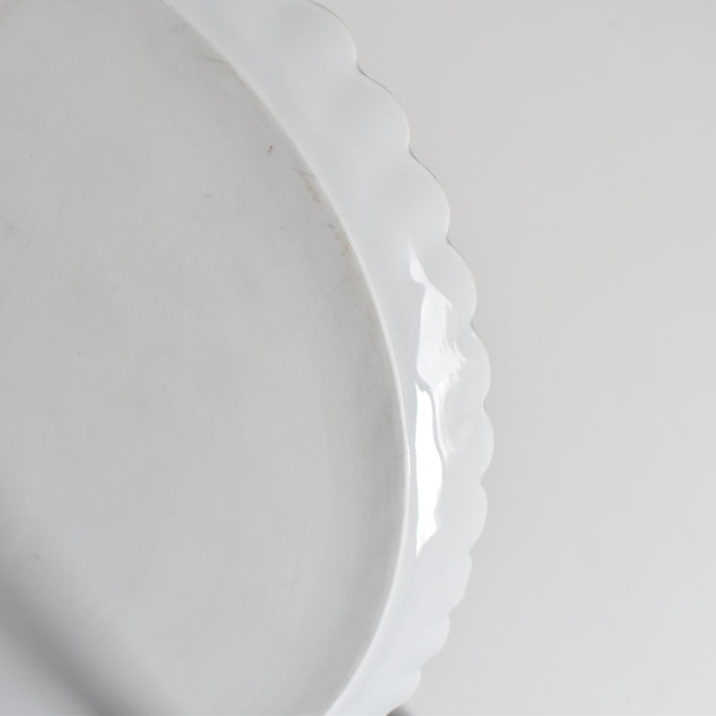 Vintage Tart Plate Limoges Haviland Cerisier Bleu