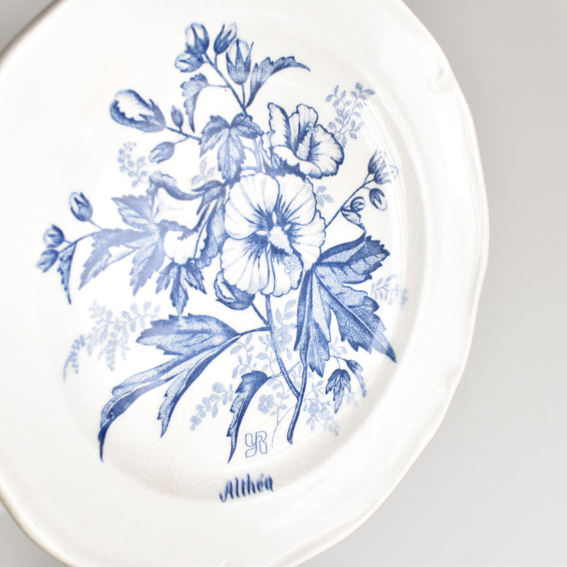 Vintage Dessert Plates Gien Yves Rocher Althea