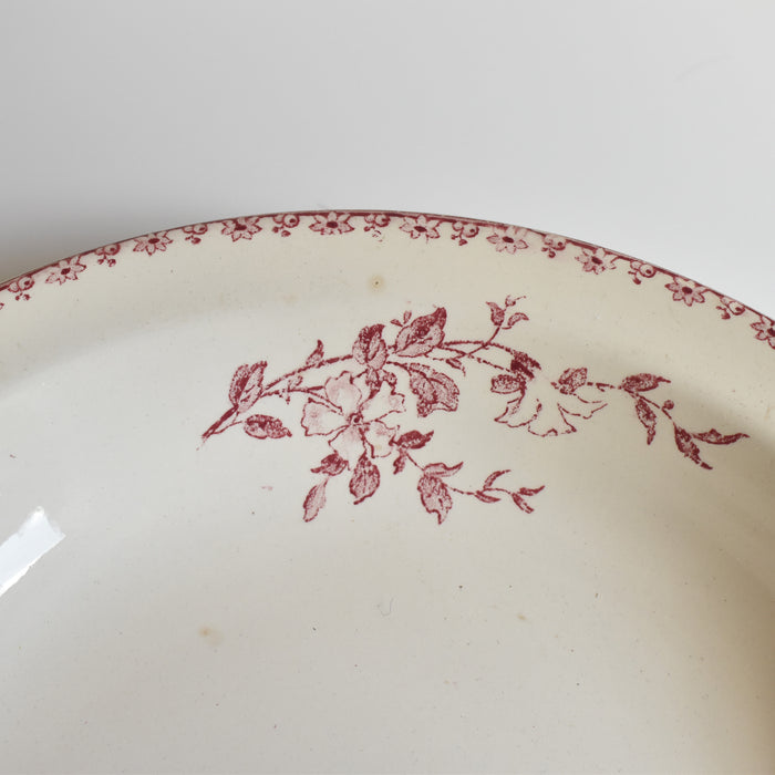 アンティーク深い大皿 ディゴワン＆サルグミンヌ Favori