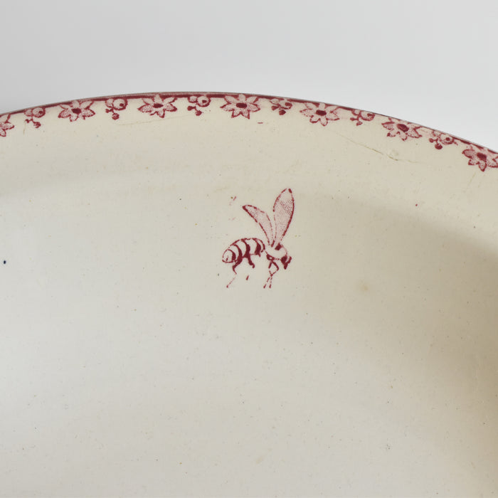 アンティーク深い大皿 ディゴワン＆サルグミンヌ Favori