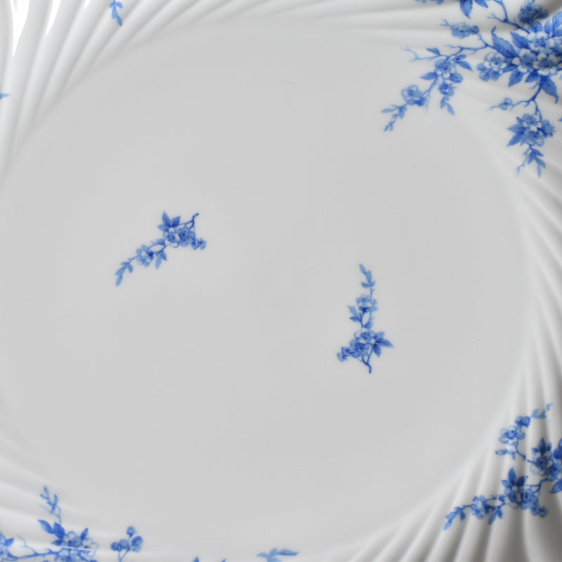 Vintage Large Plate Limoges Haviland Cerisier Bleu