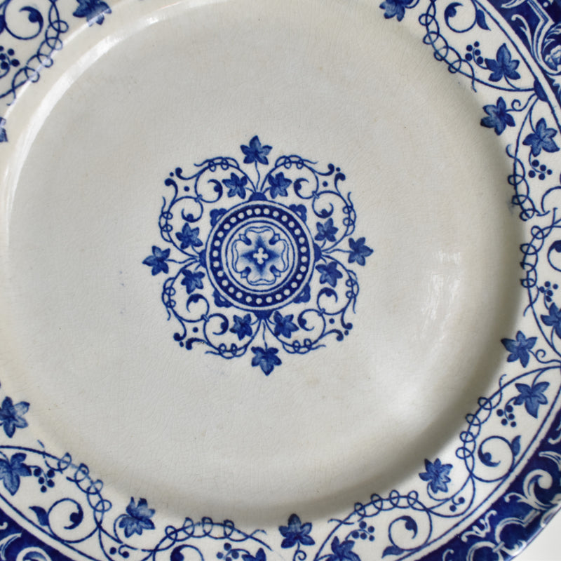 Antique Plate Bordeaux JULES VIEILLARD Louis XV B