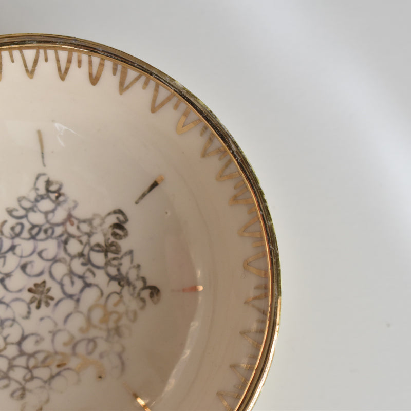 ヴィンテージコーヒーカップ＆ソーサー ア.ドラサンヴァル イェロー