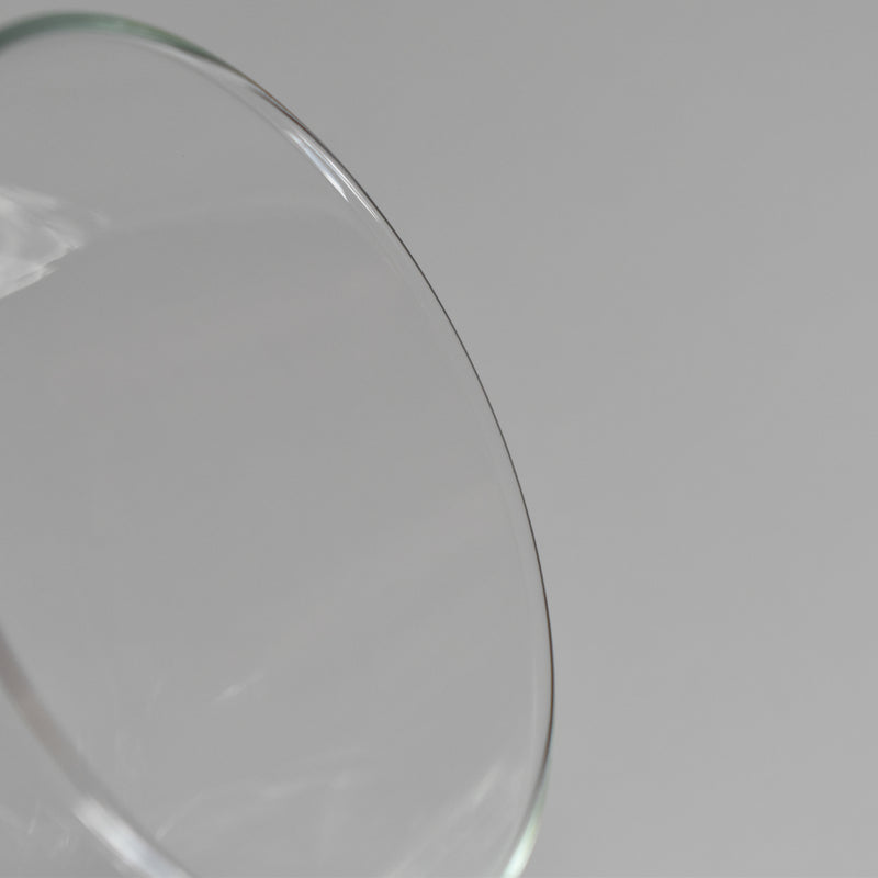 Vintage Footed Water Glass (Brown)