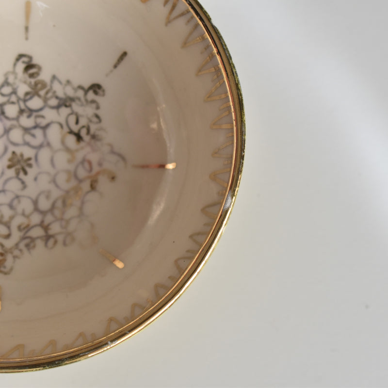 ヴィンテージコーヒーカップ＆ソーサー ア.ドラサンヴァル イェロー