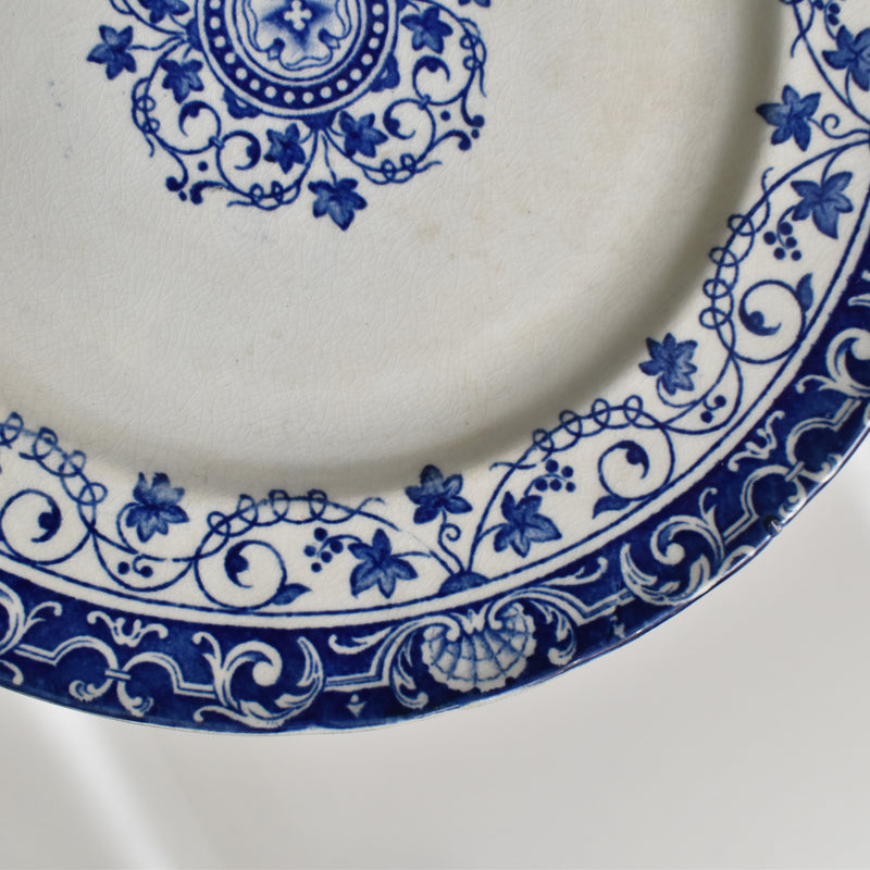Antique Plate Bordeaux JULES VIEILLARD Louis XV B