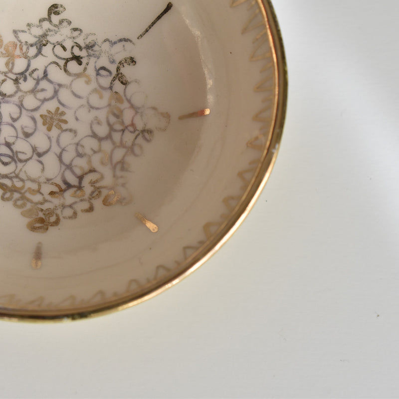 ヴィンテージコーヒーカップ＆ソーサー ア.ドラサンヴァル イェロー