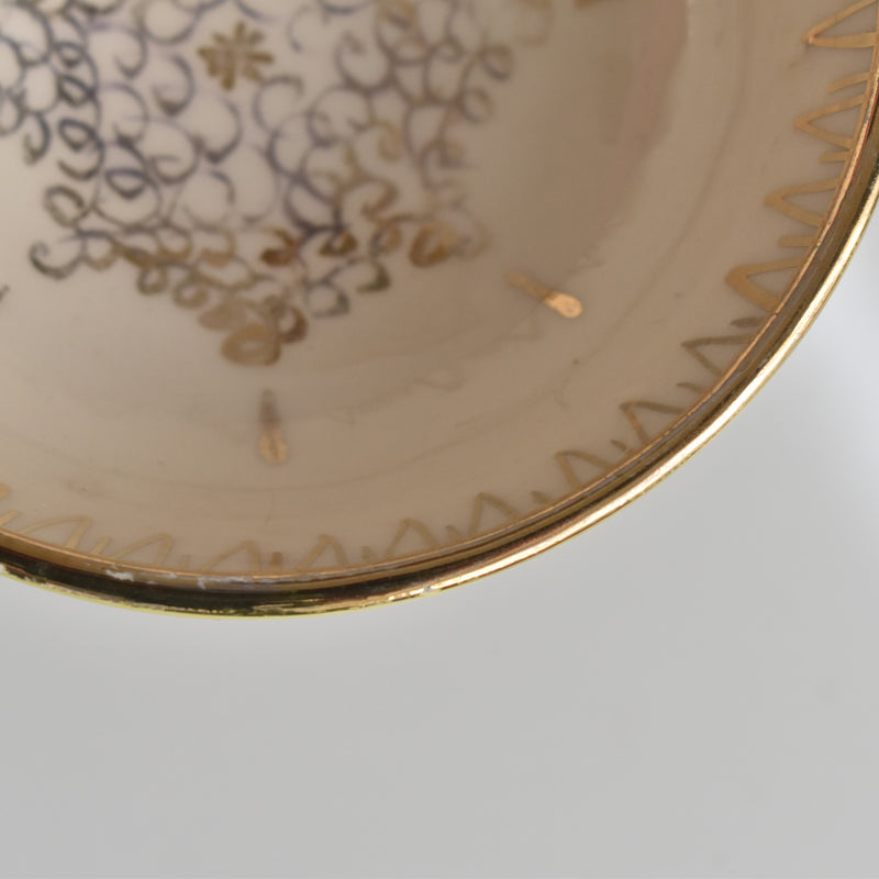 ヴィンテージコーヒーカップ＆ソーサー ア.ドラサンヴァル イェロー