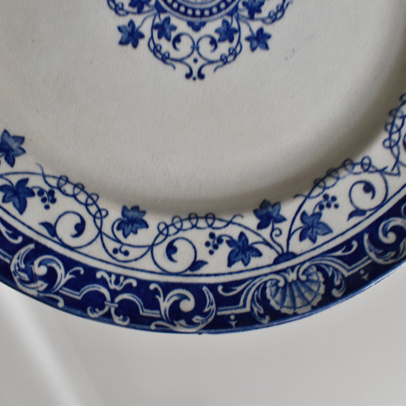 Antique Plate Bordeaux JULES VIEILLARD Louis XV B