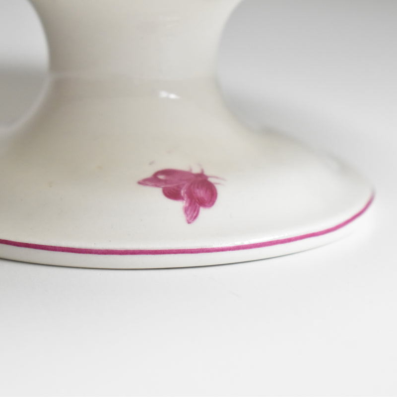 Vintage Pedestal Plate - Gien Paysage