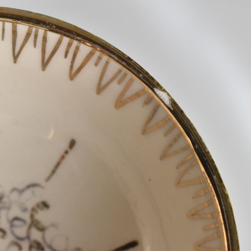 ヴィンテージコーヒーカップ＆ソーサー ア.ドラサンヴァル イェロー