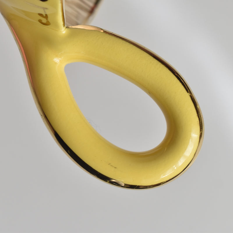 ヴィンテージコーヒーカップ＆ソーサー ア.ドラサンヴァル イェロー