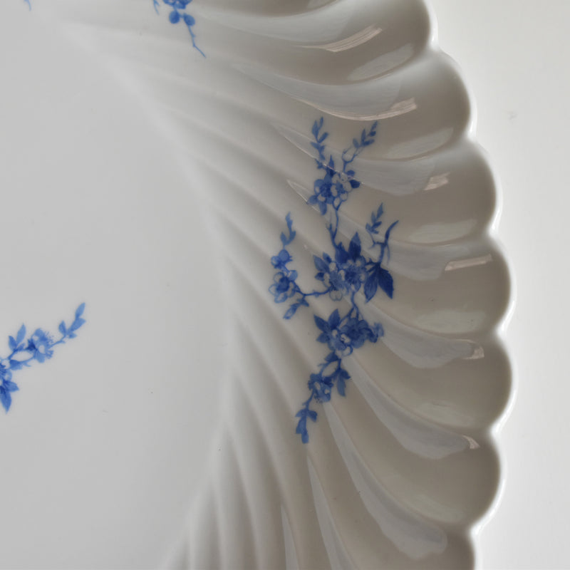 Vintage Deep Plate Limoges Haviland Cerisier Bleu