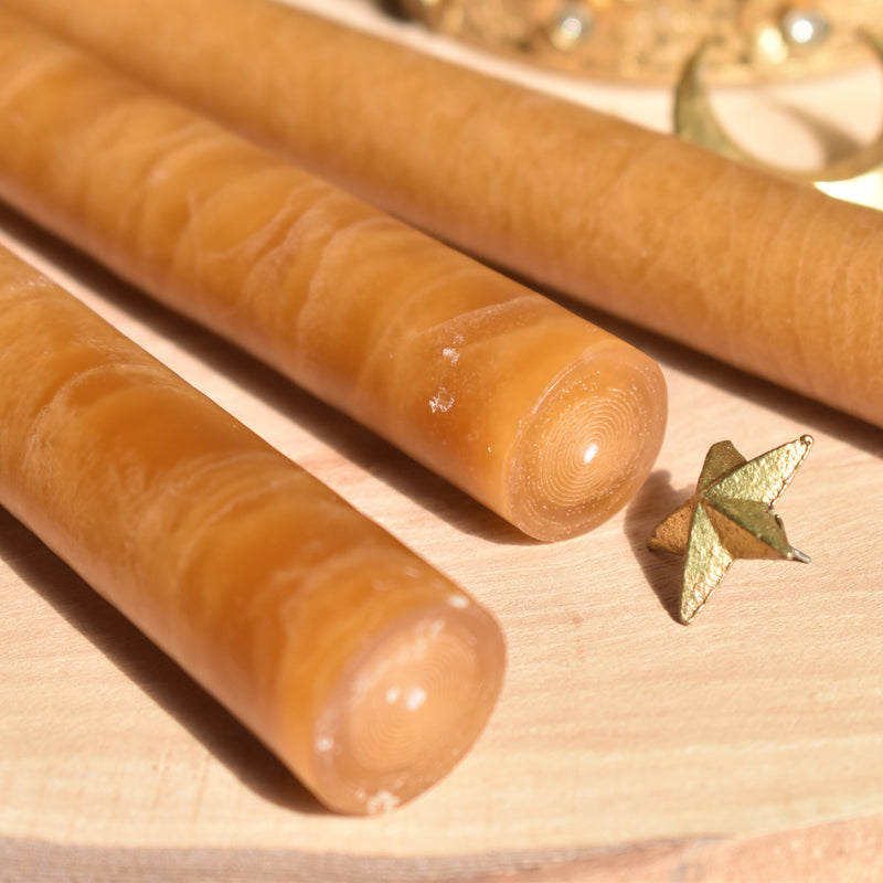 シエルジュコニック　（テーパーキャンドル）　20cm Vielle Cire（ブラウン）