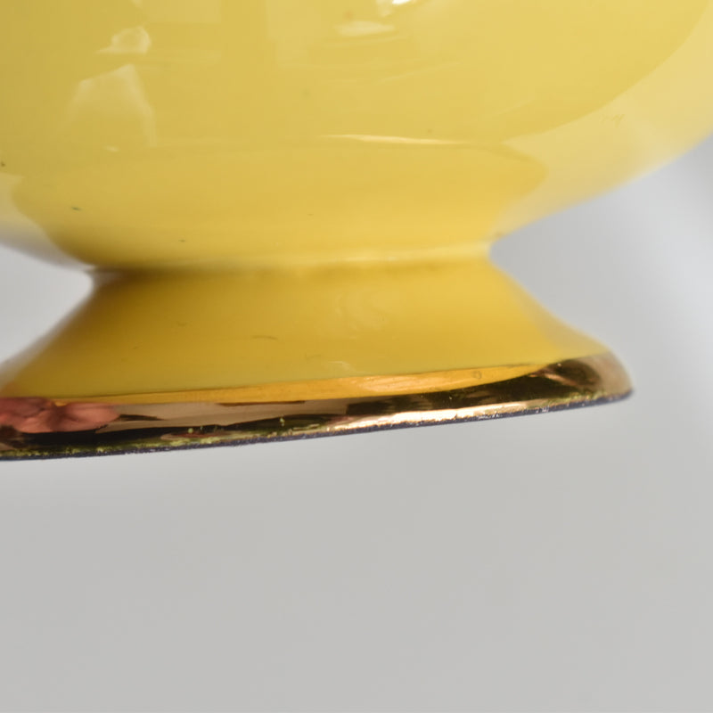 ヴィンテージコーヒーカップ＆ソーサー ア.ドラサンヴァル イェロー