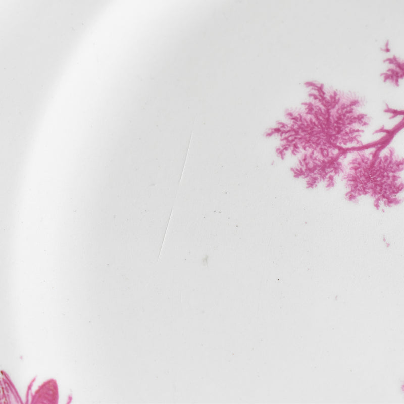 Vintage Pedestal Plate - Gien Paysage