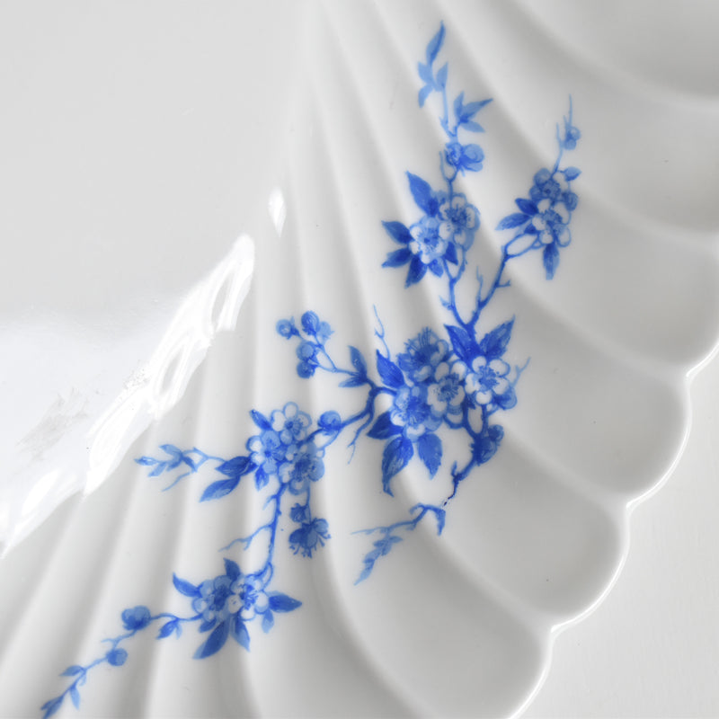Vintage Deep Plate Limoges Haviland Cerisier Bleu