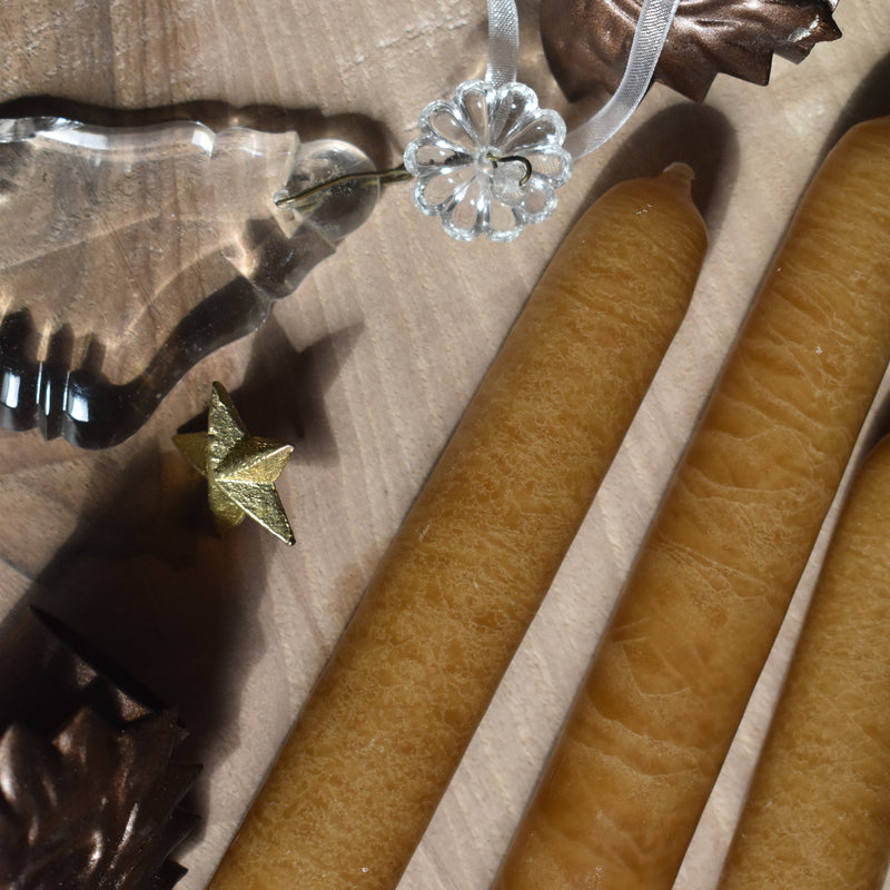 シエルジュコニック　（テーパーキャンドル）　20cm Vielle Cire（ブラウン）