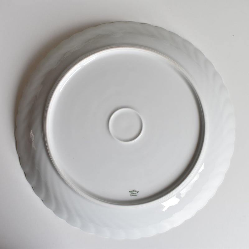 Vintage Deep Plate Limoges Haviland Cerisier Bleu