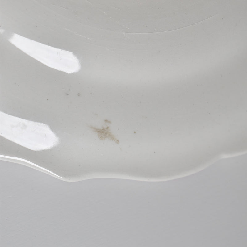 Vintage Pedestal Plate - Gien Paysage