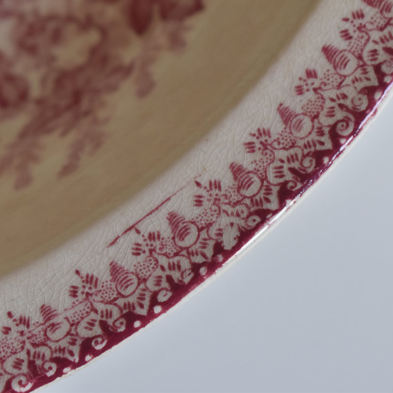 Antique Deep Dish Onand Eglantines