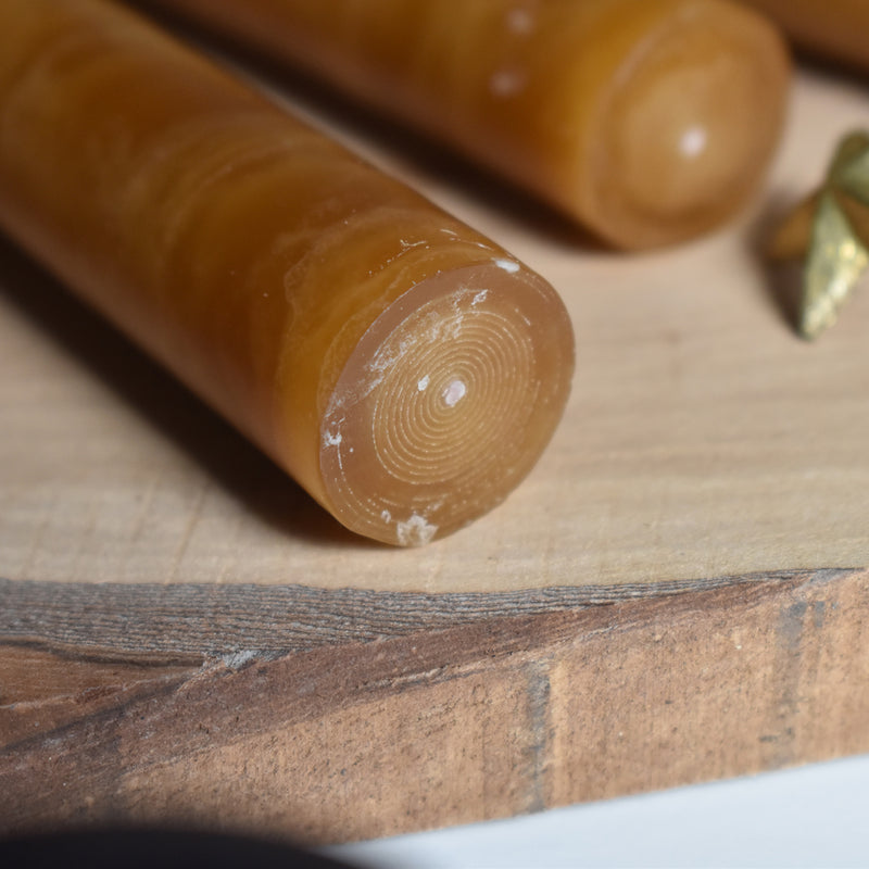 シエルジュコニック　（テーパーキャンドル）　20cm Vielle Cire（ブラウン）