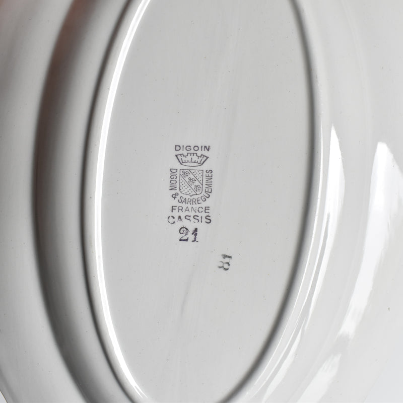 Vintage Raviere Digoin & Sarreguemines Cassis A