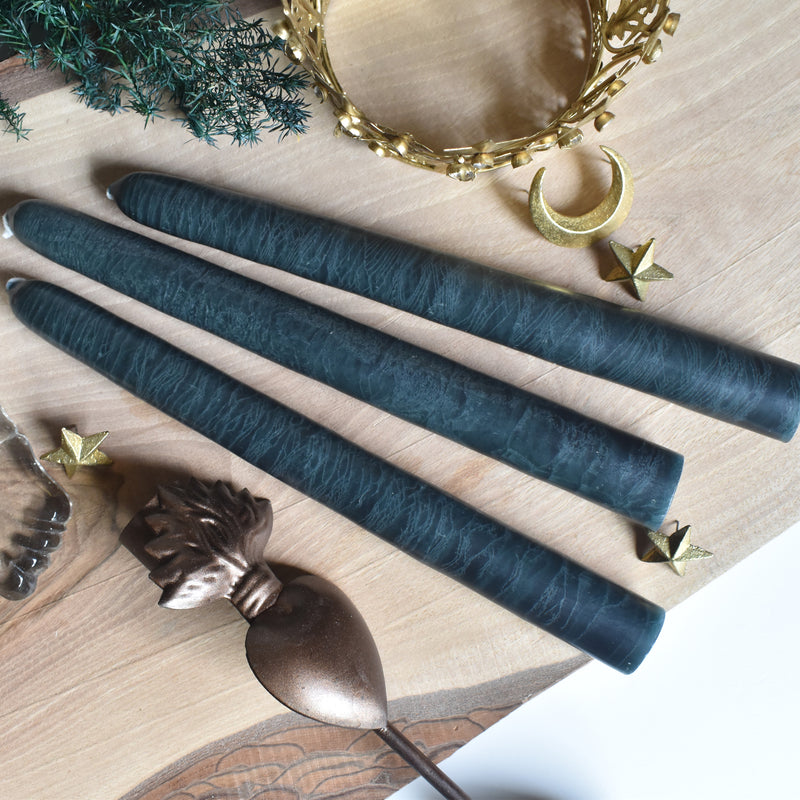 シエルジュコニック　（テーパーキャンドル）　20cm Vert anglais（ダークグリーン）