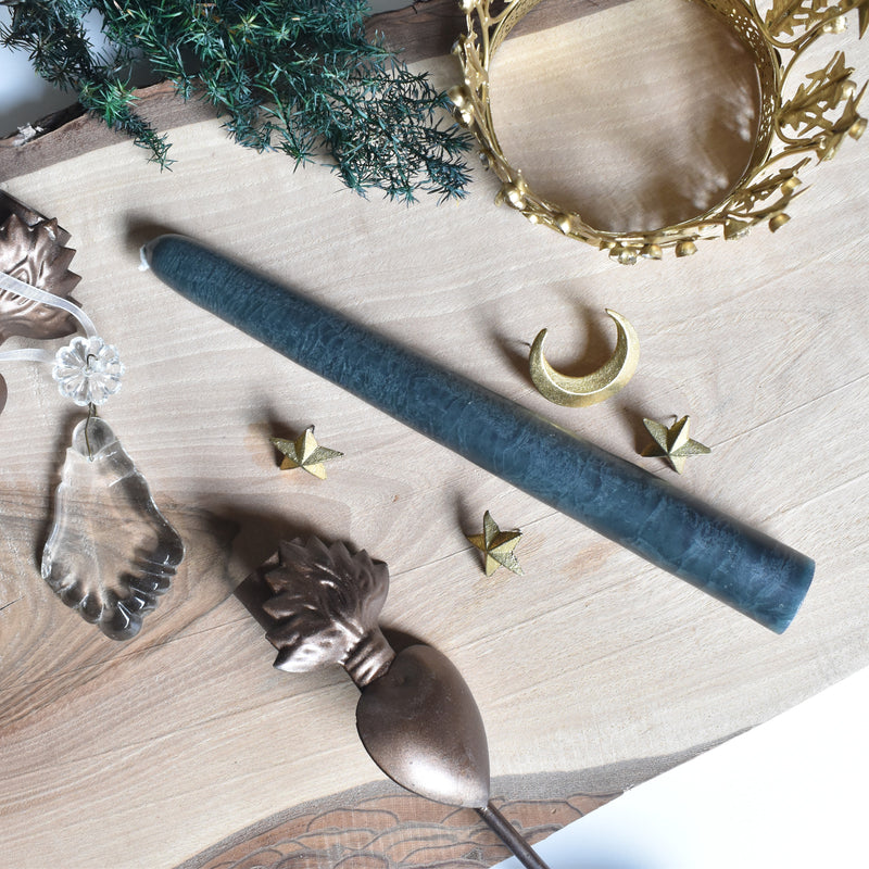 シエルジュコニック　（テーパーキャンドル）　20cm Vert anglais（ダークグリーン）