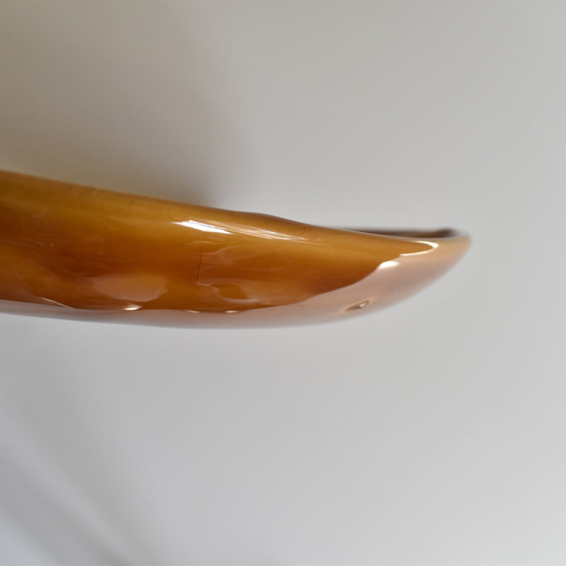 Vintage Fondue Plate Longchamp Brown B