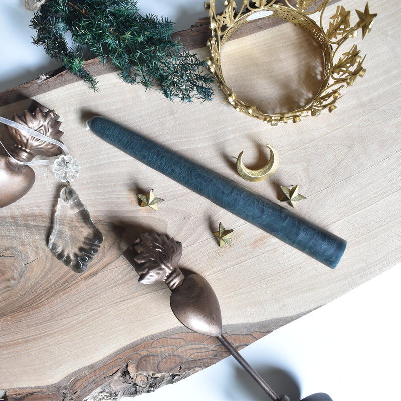 シエルジュコニック　（テーパーキャンドル）　20cm Vert anglais（ダークグリーン）