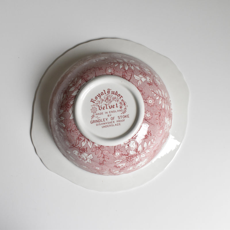 Vintage Salad Bowl Royal Tudor Velvet