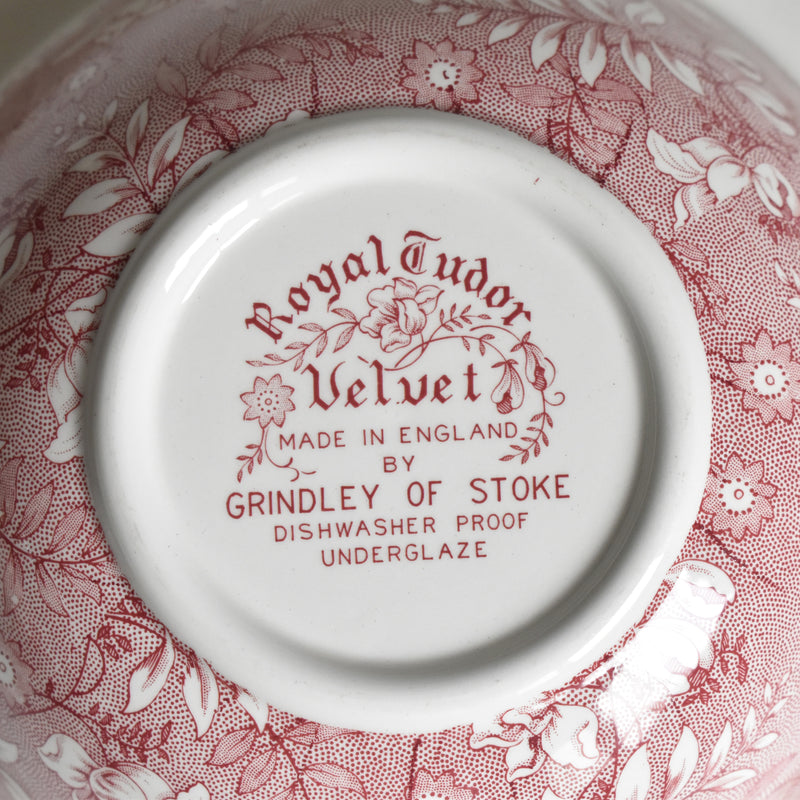 Vintage Salad Bowl Royal Tudor Velvet