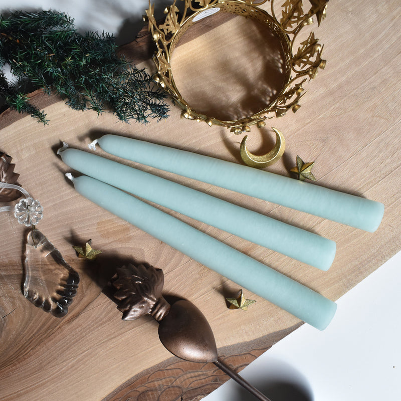 シエルジュコニック　（テーパーキャンドル）　20cm Celadon（セラドン）