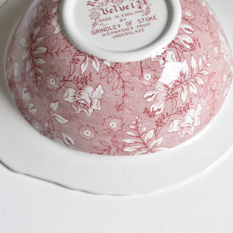 Vintage Salad Bowl Royal Tudor Velvet