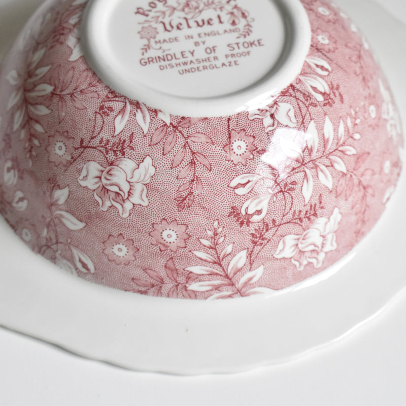 Vintage Salad Bowl Royal Tudor Velvet