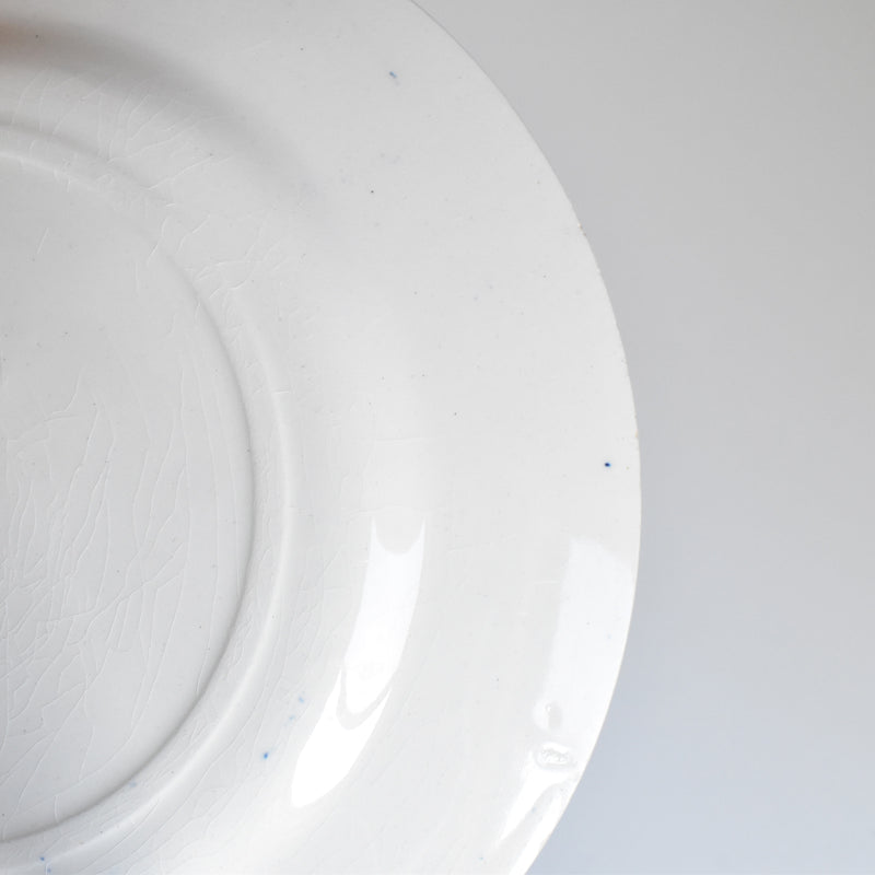Antique dessert plate, Sarreguemines, Directoire A